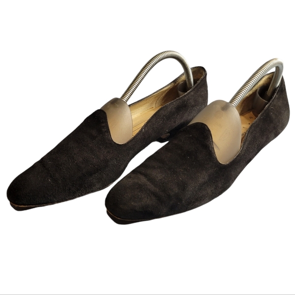 Amalfi Shoes - Amalfi women's black suede leather loafers